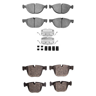R1 Concepts® - Ceramic Front and Rear Brake Pad Set
