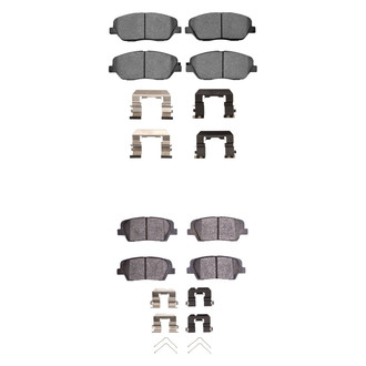 R1 Concepts® - Ceramic Front and Rear Brake Pad Set