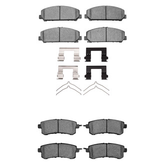 R1 Concepts® - Ceramic Front and Rear Brake Pad Set