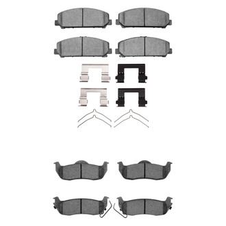 R1 Concepts® - Ceramic Front and Rear Brake Pad Set