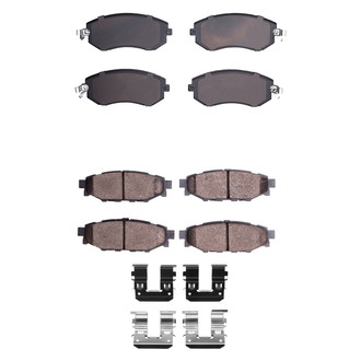R1 Concepts® - Ceramic Front and Rear Brake Pad Set