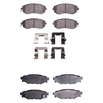 R1 Concepts® - Ceramic Front and Rear Brake Pad Set