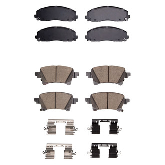 R1 Concepts® - Ceramic Front and Rear Brake Pad Set