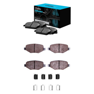 R1 Concepts® - Ceramic Front and Rear Brake Pad Set