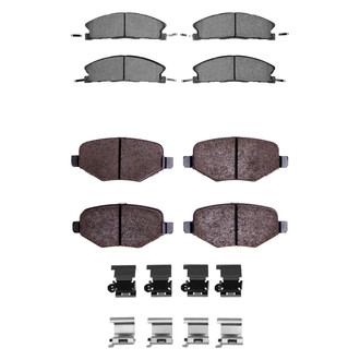 R1 Concepts® - Ceramic Front and Rear Brake Pad Set