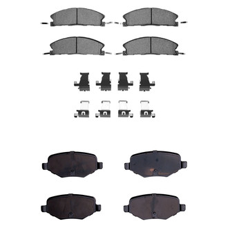 R1 Concepts® - Ceramic Front and Rear Brake Pad Set