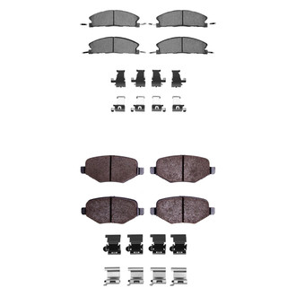 R1 Concepts® - Ceramic Front and Rear Brake Pad Set