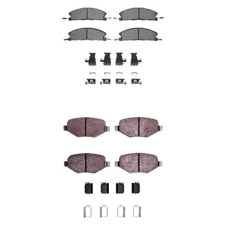R1 Concepts® - Ceramic Front and Rear Brake Pad Set