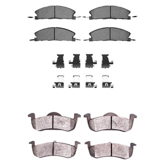 R1 Concepts® - Ceramic Front and Rear Brake Pad Set