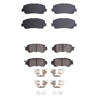 R1 Concepts® - Ceramic Front and Rear Brake Pad Set