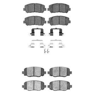 R1 Concepts® - Ceramic Front and Rear Brake Pad Set