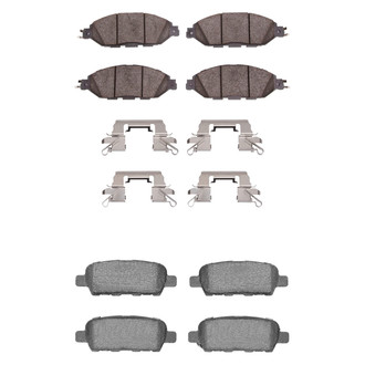 R1 Concepts® - Ceramic Front and Rear Brake Pad Set