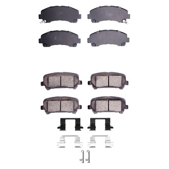 R1 Concepts® - Ceramic Front and Rear Brake Pad Set