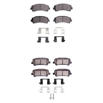 R1 Concepts® - Ceramic Front and Rear Brake Pad Set