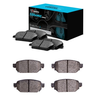 R1 Concepts® - Ceramic Front and Rear Brake Pad Set