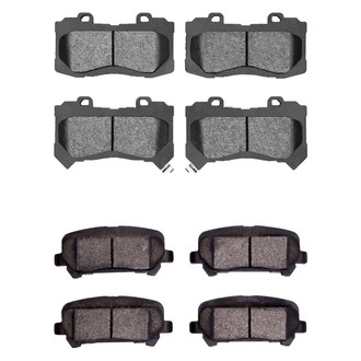 R1 Concepts® - Ceramic Front and Rear Brake Pad Set