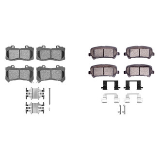 R1 Concepts® - Ceramic Front and Rear Brake Pad Set