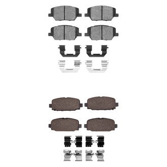 R1 Concepts® - Ceramic Front and Rear Brake Pad Set