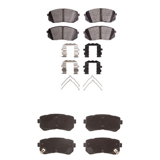 R1 Concepts® - Ceramic Front and Rear Brake Pad Set
