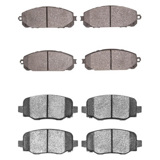 R1 Concepts® - Ceramic Front and Rear Brake Pad Set