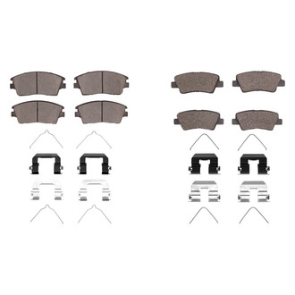 R1 Concepts® - Ceramic Front and Rear Brake Pad Set