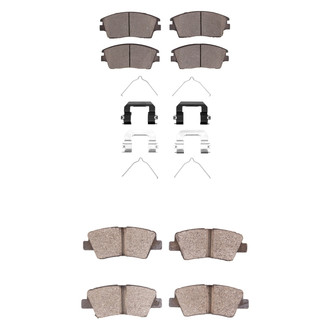 R1 Concepts® - Ceramic Front and Rear Brake Pad Set