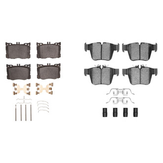 R1 Concepts® - Ceramic Front and Rear Brake Pad Set