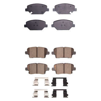 R1 Concepts® - Ceramic Front and Rear Brake Pad Set