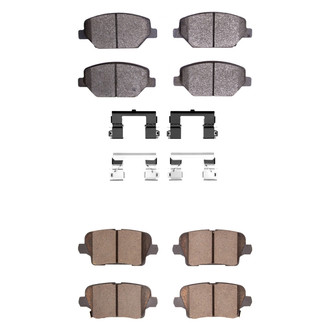 R1 Concepts® - Ceramic Front and Rear Brake Pad Set