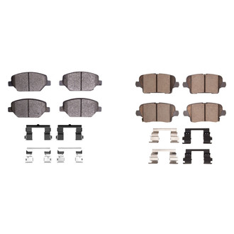 R1 Concepts® - Ceramic Front and Rear Brake Pad Set