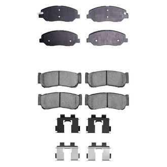R1 Concepts® - Ceramic Front and Rear Brake Pad Set
