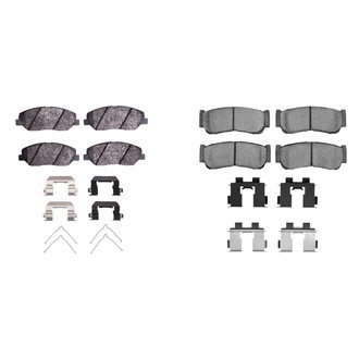 R1 Concepts® - Ceramic Front and Rear Brake Pad Set