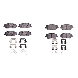 R1 Concepts® - Ceramic Front and Rear Brake Pad Set