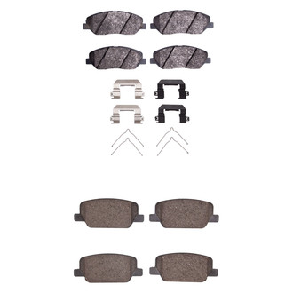 R1 Concepts® - Ceramic Front and Rear Brake Pad Set
