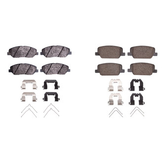 R1 Concepts® - Ceramic Front and Rear Brake Pad Set