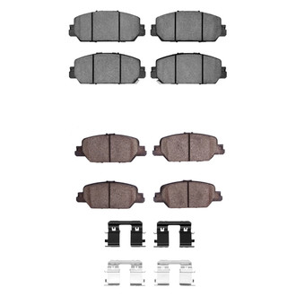 R1 Concepts® - Ceramic Front and Rear Brake Pad Set