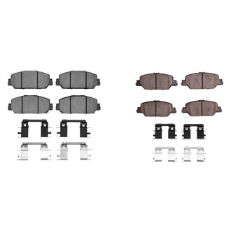 R1 Concepts® - Ceramic Front and Rear Brake Pad Set