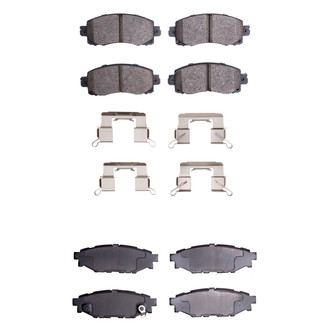 R1 Concepts® - Ceramic Front and Rear Brake Pad Set