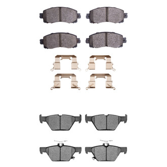 R1 Concepts® - Ceramic Front and Rear Brake Pad Set