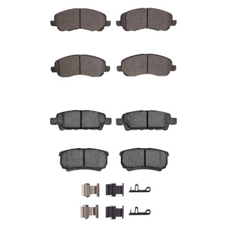 R1 Concepts® - Ceramic Front and Rear Brake Pad Set