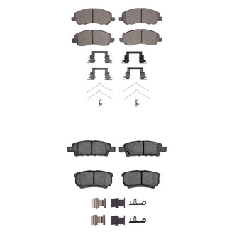 R1 Concepts® - Ceramic Front and Rear Brake Pad Set