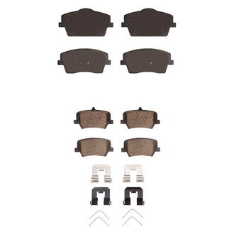 R1 Concepts® - Ceramic Front and Rear Brake Pad Set