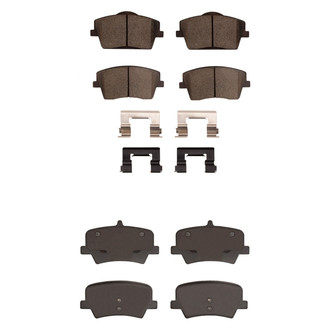 R1 Concepts® - Ceramic Front and Rear Brake Pad Set