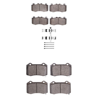 R1 Concepts® - Ceramic Front and Rear Brake Pad Set