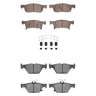 R1 Concepts® - Ceramic Front and Rear Brake Pad Set