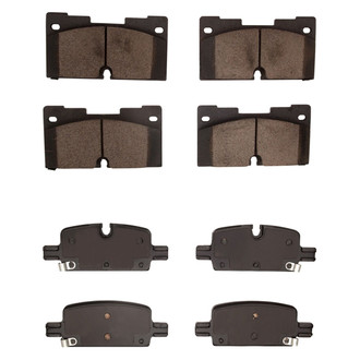 R1 Concepts® - Ceramic Front and Rear Brake Pad Set