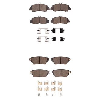 R1 Concepts® - Ceramic Front and Rear Brake Pad Set