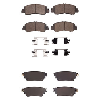 R1 Concepts® - Ceramic Front and Rear Brake Pad Set