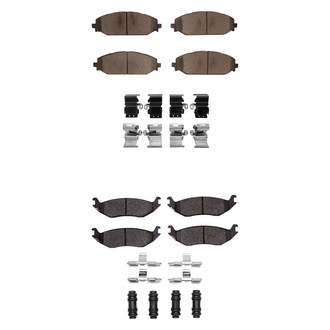 R1 Concepts® - Ceramic Front and Rear Brake Pad Set