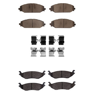 R1 Concepts® - Ceramic Front and Rear Brake Pad Set
